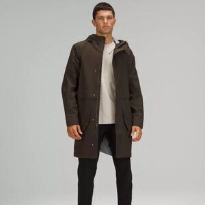 Lululemon Storm Field Trench Coat Olive